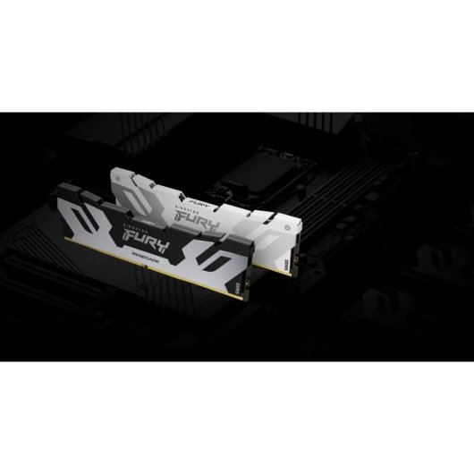 Memoria RAM Kingston FURY Renegade 96GB 2x48GB DDR5 6400MHz CL32 XMP Plata/Negro