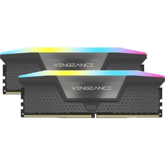 Mémoire RAM Corsair Vengeance RGB 32Go 2x16Go DDR5 6000MHz CL28 AMD EXPO Multicolore