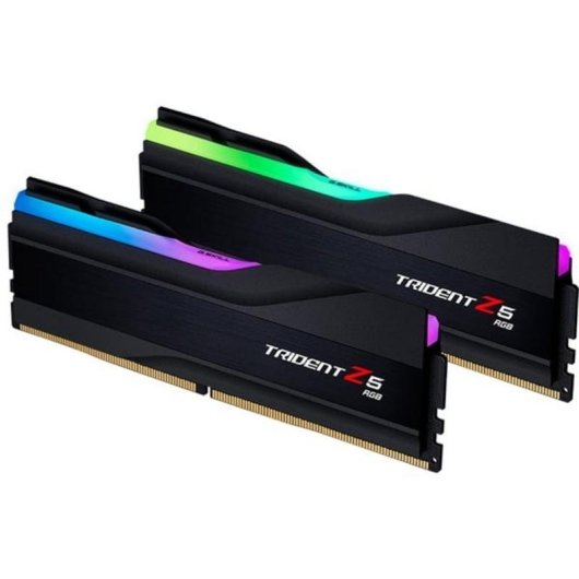 Mémoire RAM G.Skill Trident Z 64Go 2x32Go DDR5 5600MHz CL36 RGB Noir Intel XMP 3.0