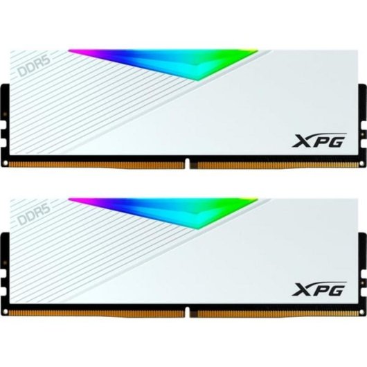 Arbeitsspeicher RAM ADATA Lancer DDR5 64GB 2x32GB 6000MHz CL39 RGB Weiß XMP 3.0 ECC