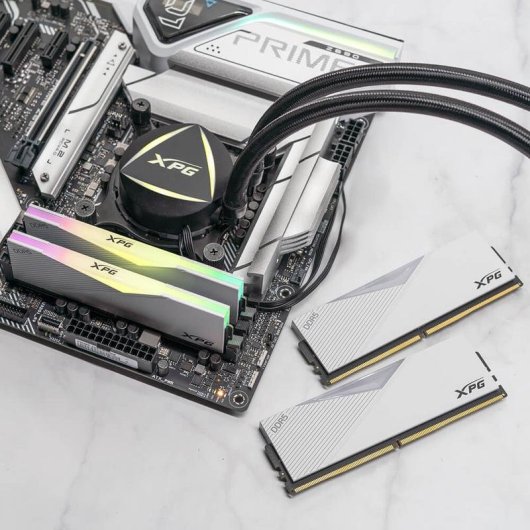 Arbeitsspeicher RAM ADATA Lancer DDR5 64GB 2x32GB 6000MHz CL39 RGB Weiß XMP 3.0 ECC