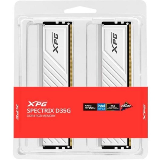 Mémoire RAM ADATA XPG Spectrix D35G 64Go 2x32Go DDR4 3200MHz CL16 RGB Blanc