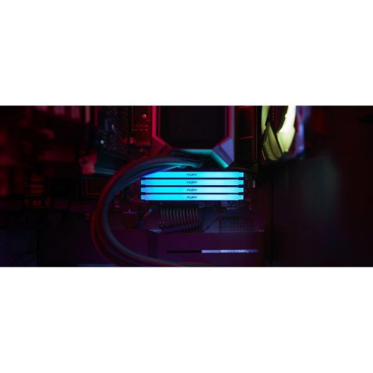 Arbeitsspeicher RAM Kingston FURY Beast RGB 128GB 4x32GB DDR4 3600MHz CL18 Schwarz