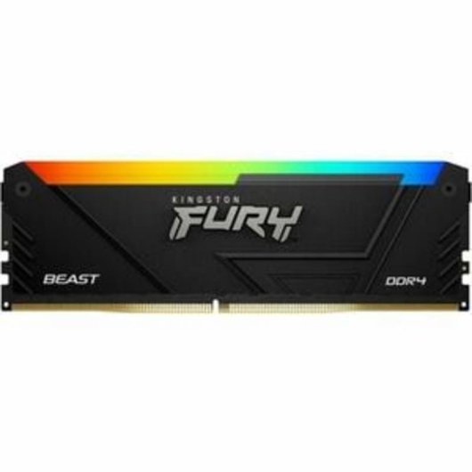 Arbeitsspeicher RAM Kingston FURY Beast RGB 128GB 4x32GB DDR4 3600MHz CL18 Schwarz