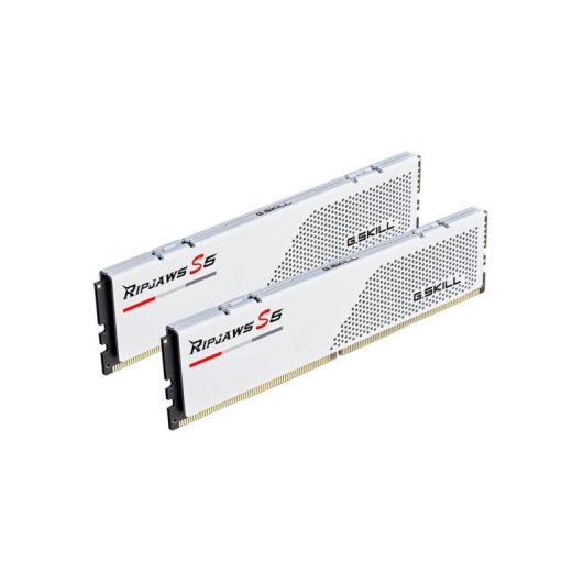 Mémoire RAM G.Skill Ripjaws S5 64Go 2x32Go DDR5 5600MHz CL36 Intel XMP Blanc