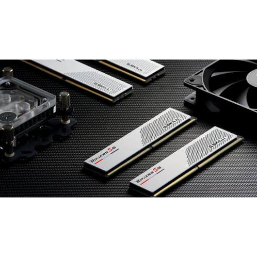 Mémoire RAM G.Skill Ripjaws S5 64Go 2x32Go DDR5 5600MHz CL36 Intel XMP Blanc