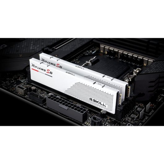 Mémoire RAM G.Skill Ripjaws S5 64Go 2x32Go DDR5 5600MHz CL36 Intel XMP Blanc