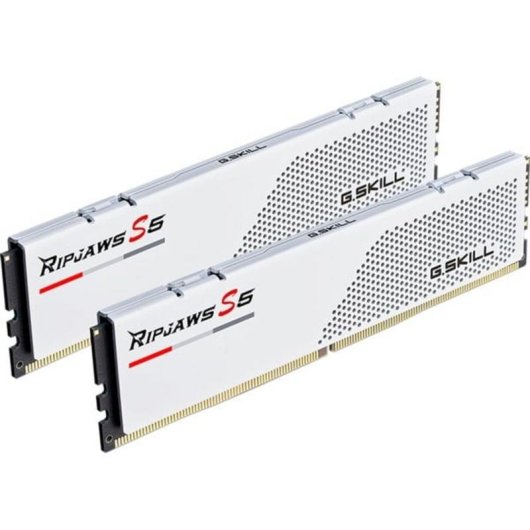 Mémoire RAM G.Skill Ripjaws S5 64Go 2x32Go DDR5 5600MHz CL36 Intel XMP Blanc