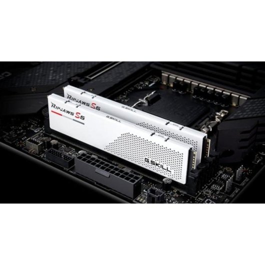 Mémoire RAM G.Skill Ripjaws S5 64Go 2x32Go DDR5 5600MHz CL36 Intel XMP Blanc
