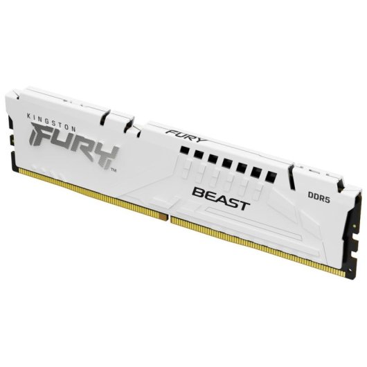 Memoria RAM Kingston FURY Beast 32GB 1x32GB DDR5 6000MHz CL30 AMD EXPO Blanco