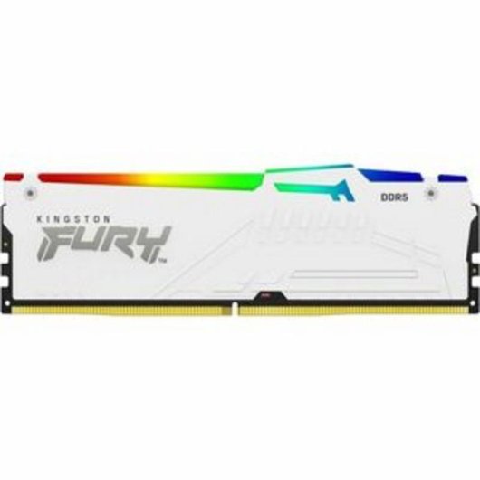 Memoria RAM Kingston FURY Beast RGB 32GB 2x16GB DDR5 6800MHz CL34 Bianco AMD EXPO