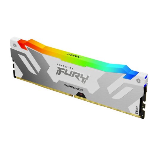 Memoria RAM Kingston FURY Renegade RGB 64GB 2x32GB DDR5 6400MHz CL32 Blanco XMP