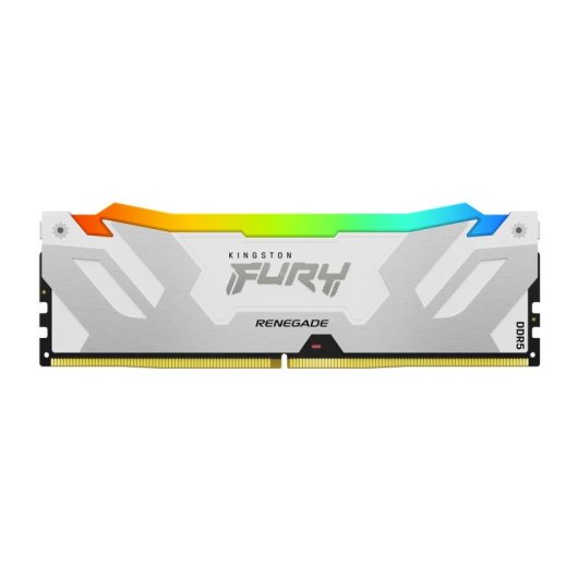 Memoria RAM Kingston FURY Renegade RGB 64GB 2x32GB DDR5 6400MHz CL32 Blanco XMP
