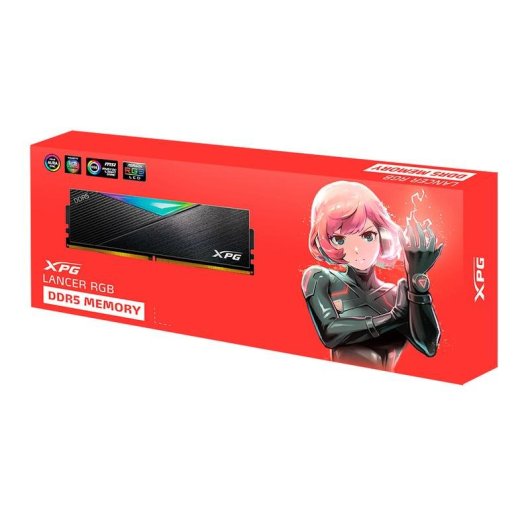 Memoria RAM ADATA XPG Lancer 32GB 1x32GB DDR5 6400MHz CL39 ECC Multicolor