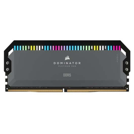 Mémoire RAM Corsair Dominator Platinum 64Go 4x16Go DDR5 5600MHz CL36 AMD EXPO RGB Noir