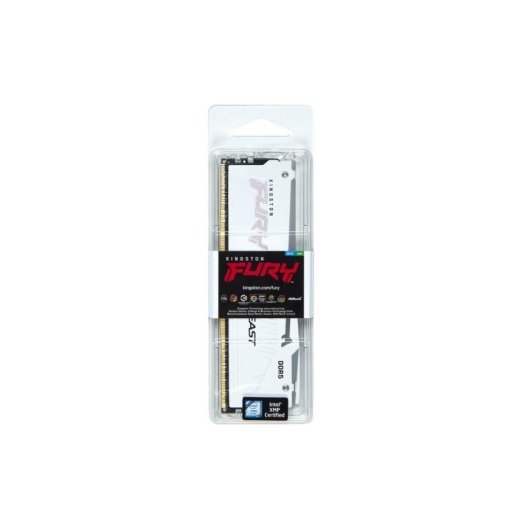 Memoria RAM Kingston FURY Beast RGB 32GB 1x32GB DDR5 6000MHz CL30 AMD EXPO Blanco
