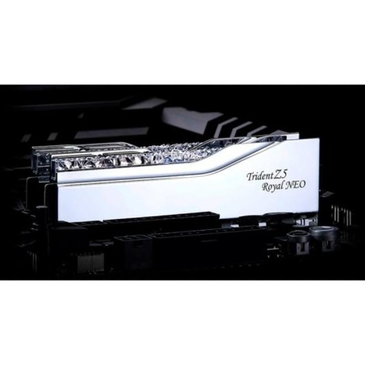 Memoria RAM G.Skill Trident Z5 Royal Neo 48GB 2x24GB DDR5 8000MHz CL40 AMD EXPO RGB Argento