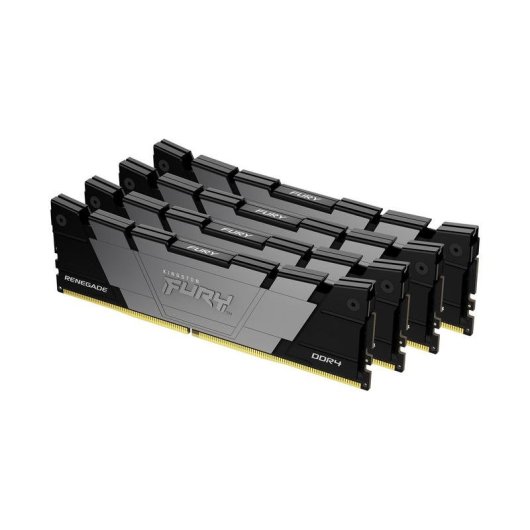 Mémoire RAM Kingston FURY Renegade 32Go 4x8Go DDR4 3600MHz CL16 Noir Intel XMP