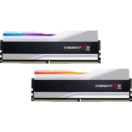 Mémoire RAM G.Skill Trident Z5 RGB 64Go DDR5 2x32Go 6000MHz CL32 Double-Channel Dissipateur Multicolore