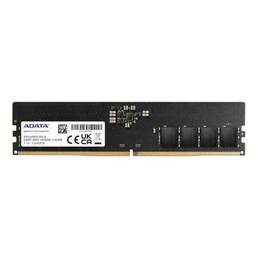 Memoria RAM ADATA AD5U480016G-DT 32GB 2x16GB DDR5 4800MHz CL40 ECC negra