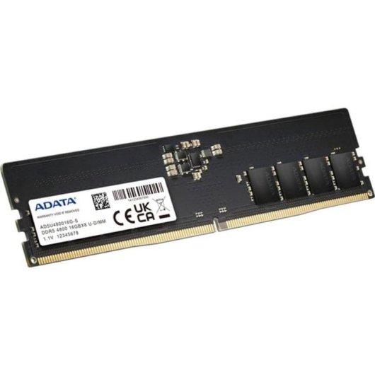 Memoria RAM ADATA AD5U480016G-DT 32GB 2x16GB DDR5 4800MHz CL40 ECC negra