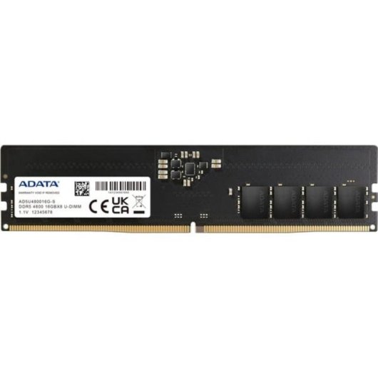 Memoria RAM ADATA AD5U480016G-DT 32GB 2x16GB DDR5 4800MHz CL40 ECC negra