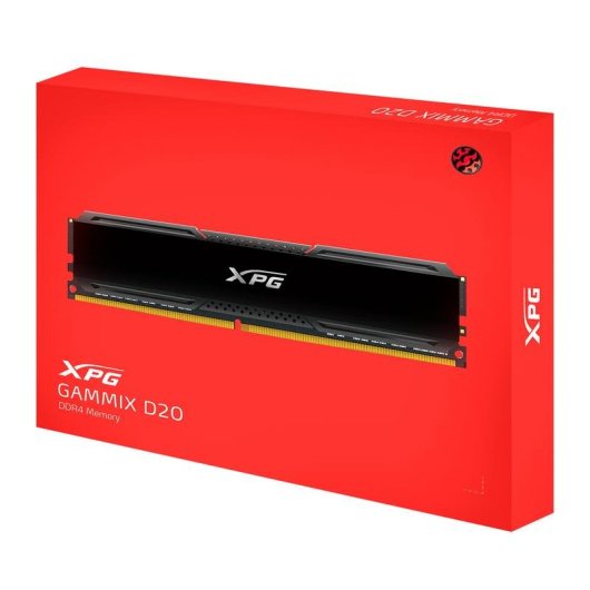 Arbeitsspeicher RAM ADATA XPG GAMMIX D20 64GB 2x32GB DDR4 3200MHz CL16 Intel XMP 2.0 Schwarz