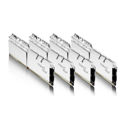 Memoria RAM G.Skill Trident Z Royal 64GB 4x16GB DDR4 3600MHz CL16 RGB Argento