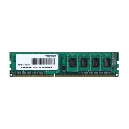 Memória RAM Patriot PSD34G133381 4GB 1x4GB DDR3 1333MHz CL9 Unbuffered