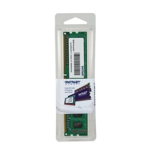 Memória RAM Patriot PSD34G133381 4GB 1x4GB DDR3 1333MHz CL9 Unbuffered