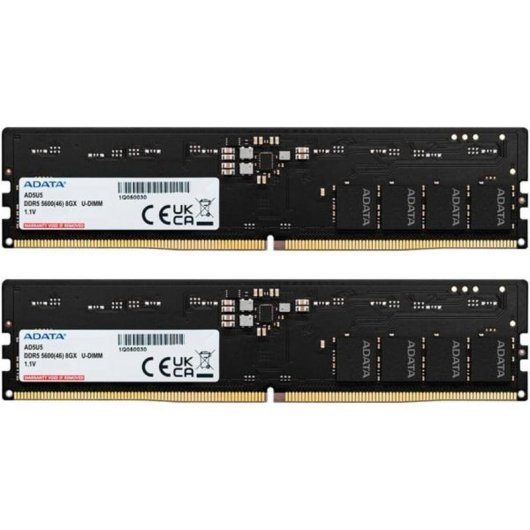 Memória RAM ADATA Premier DDR5 16GB 2x8GB 5600MHz CL46 Preto Unbuffered