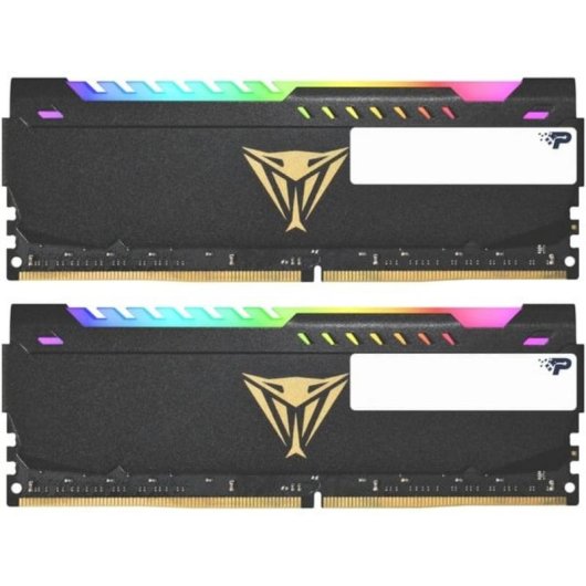 Arbeitsspeicher RAM Patriot Viper Steel 16GB 2x8GB DDR4 3200MHz CL18 RGB Schwarz