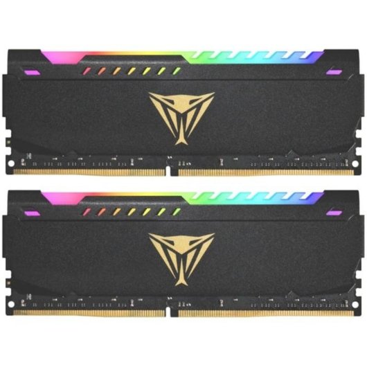 Arbeitsspeicher RAM Patriot Viper Steel 32GB 2x16GB DDR4 3600MHz CL20 RGB Schwarz