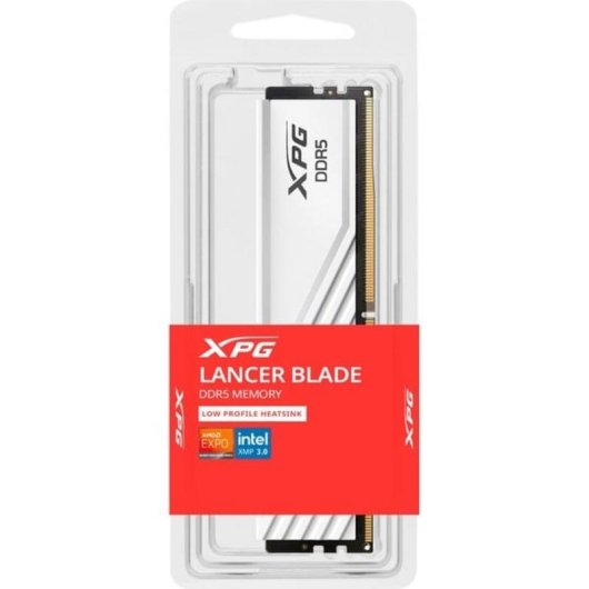 Memoria RAM ADATA XPG Lancer Blade 32GB 2x16GB DDR5 5600MHz CL46 Blanco ECC Heatsink