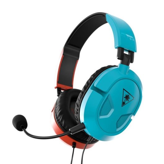 Auriculares Turtle Beach Recon 50 con cable 3,5 mm para gaming rojo y azul