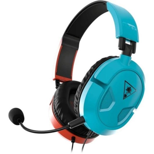 Auriculares Turtle Beach Recon 50 con cable 3,5 mm para gaming rojo y azul