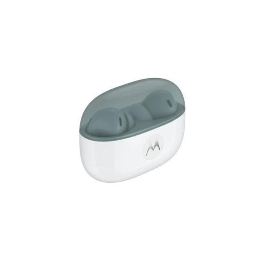 Motorola Moto Buds 2 kabellose Bluetooth 6.0 Kopfhörer mit Geräuschunterdrückung und IP54 grau