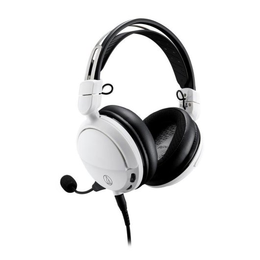 Auriculares Audio-Technica ATH-GL3 con cable, micrófono extraíble, gaming, blanco