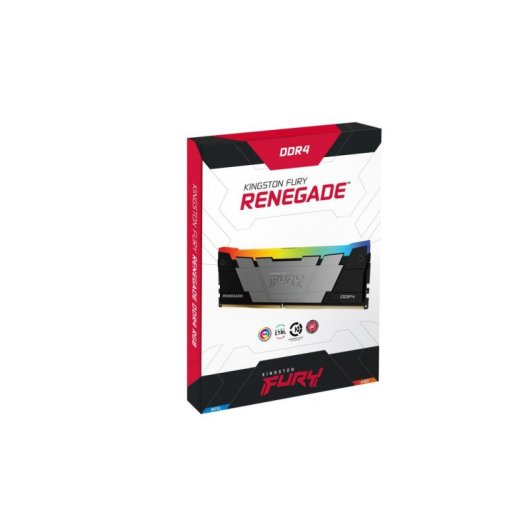 Memoria RAM Kingston FURY Renegade RGB 16GB 2x8GB DDR4 3600MHz CL16 Negro
