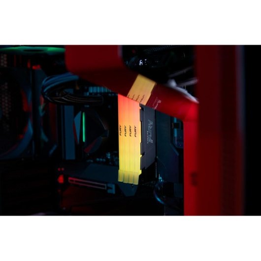 Memoria RAM Kingston FURY Renegade RGB 16GB 2x8GB DDR4 3600MHz CL16 Negro
