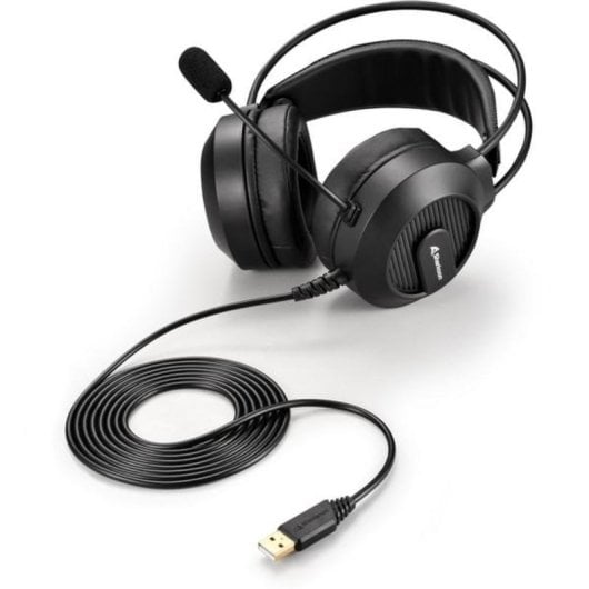 Auriculares Sharkoon SGH20 con cable USB 2.0 para gaming con iluminación negra