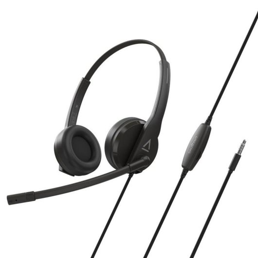 Auriculares Creative HS-230 con cable USB y jack 3,5 mm para oficina negro