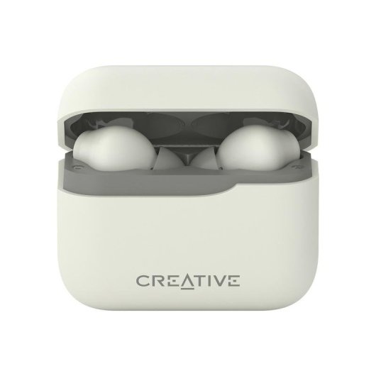 Auriculares Creative Zen Air Plus inalámbricos Bluetooth con cancelación de ruido crema