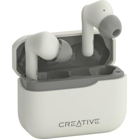 Auriculares Creative Zen Air Plus inalámbricos Bluetooth con cancelación de ruido crema