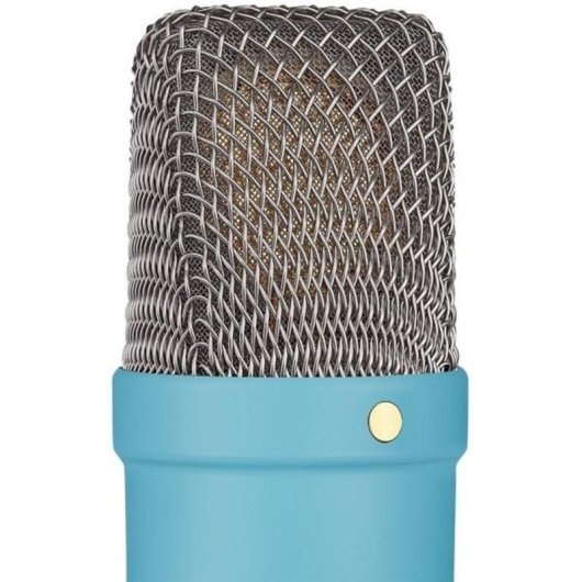 Micrófono Rode NT1 Signature XLR cardioide con filtro antipop azul