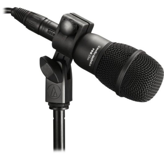 Microfone Audio-Technica PRO25AX XLR dinâmico hipercardioide com fio preto