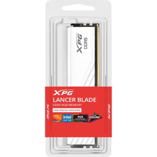 Arbeitsspeicher RAM ADATA XPG Lancer Blade 16GB 1x16GB DDR5 6000MHz CL36 RGB Weiß AMD EXPO Intel XMP