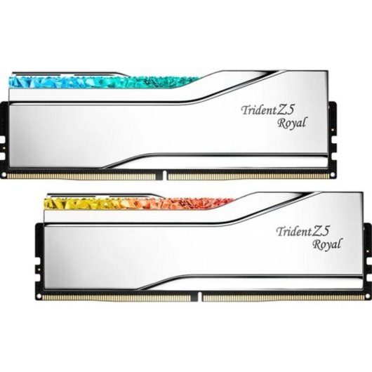 Arbeitsspeicher RAM G.Skill Trident Z5 Royal 48GB 2x24GB DDR5 8000MHz CL40 RGB Silber