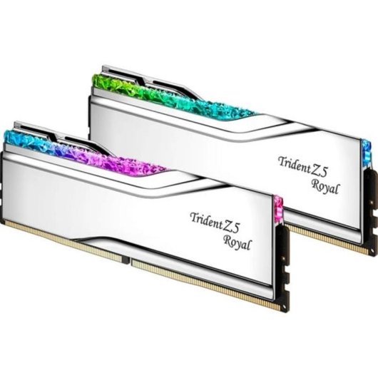 Arbeitsspeicher RAM G.Skill Trident Z5 Royal 48GB 2x24GB DDR5 8000MHz CL40 RGB Silber