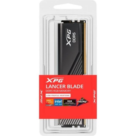 Memoria RAM ADATA Lancer Blade RGB 32GB 1x32GB DDR5 6000MHz CL30 ECC Negro